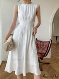 Button Embellished Long Trendy Sleeve Midi Dress image 1