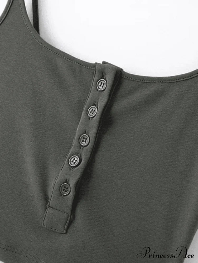 Button Front Graceful Corset Top image 10