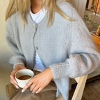 Button Up Lightweight Solid Cardigan image 3