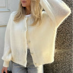 Button Up Lightweight Solid Cardigan image 10