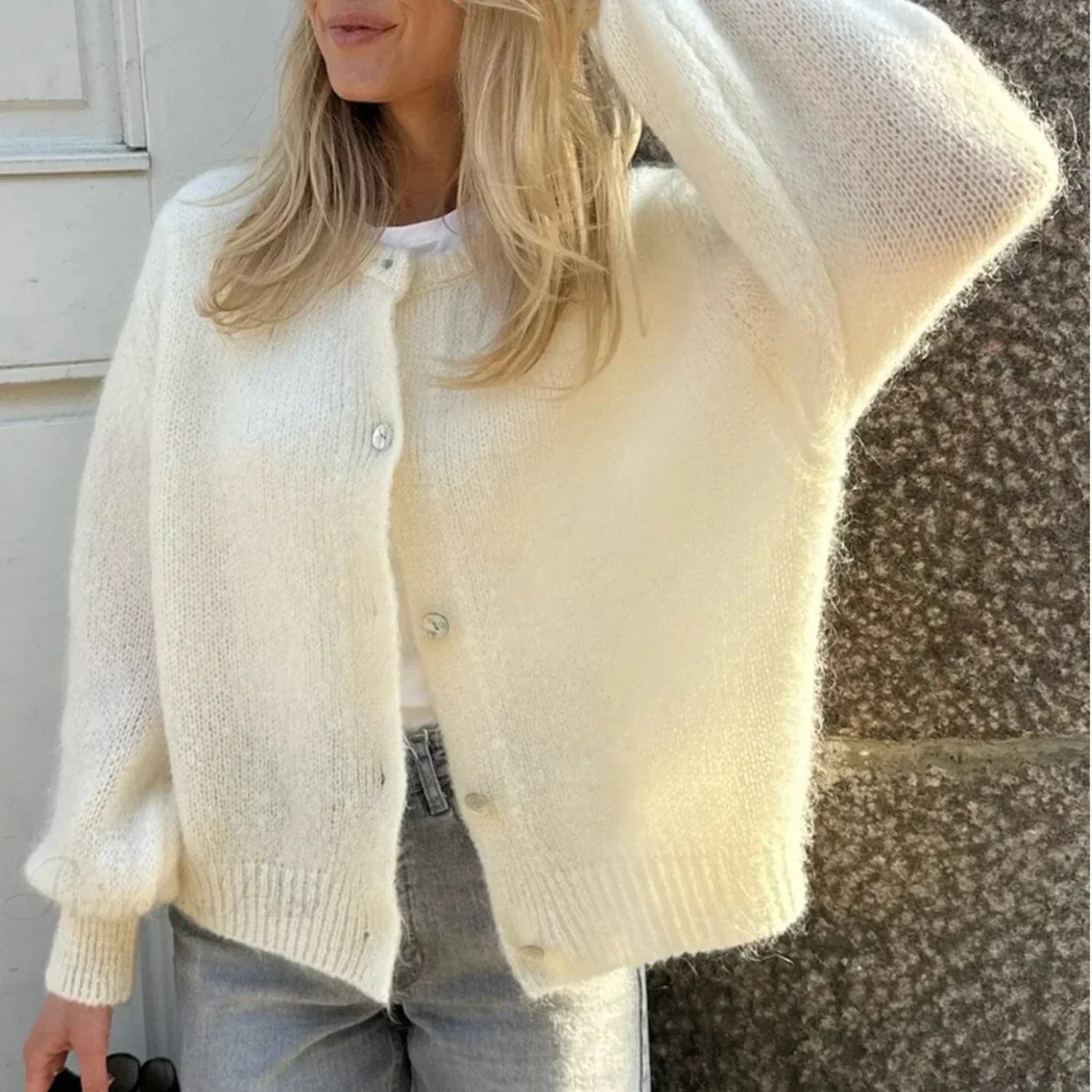 Button Up Lightweight Solid Cardigan image 10