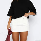 Button Up Slim Fit Denim Skirt image 3
