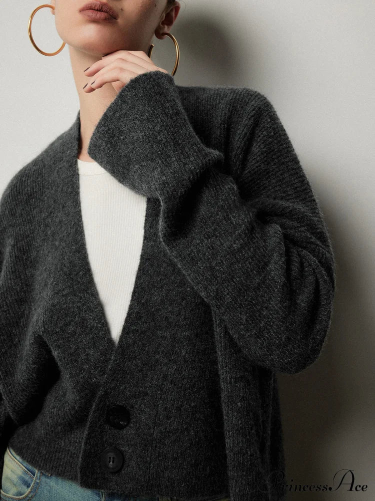 Buttoned Charming Slouchy Cardigan image 5