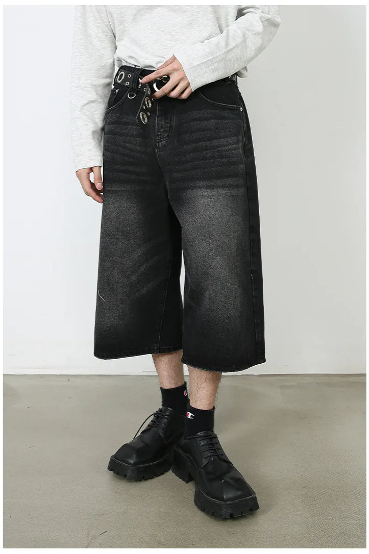 Vintage Y2K Loose Cropped Jeans image 24