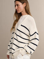 Striped Loose Knit Cardigan image 4