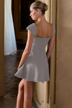 Fresh and Elegant Fitted A-Line Dress with Waist Cinching Party Dress image 2