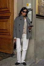 Winter Wool Stand Collar Long Jacket image 4