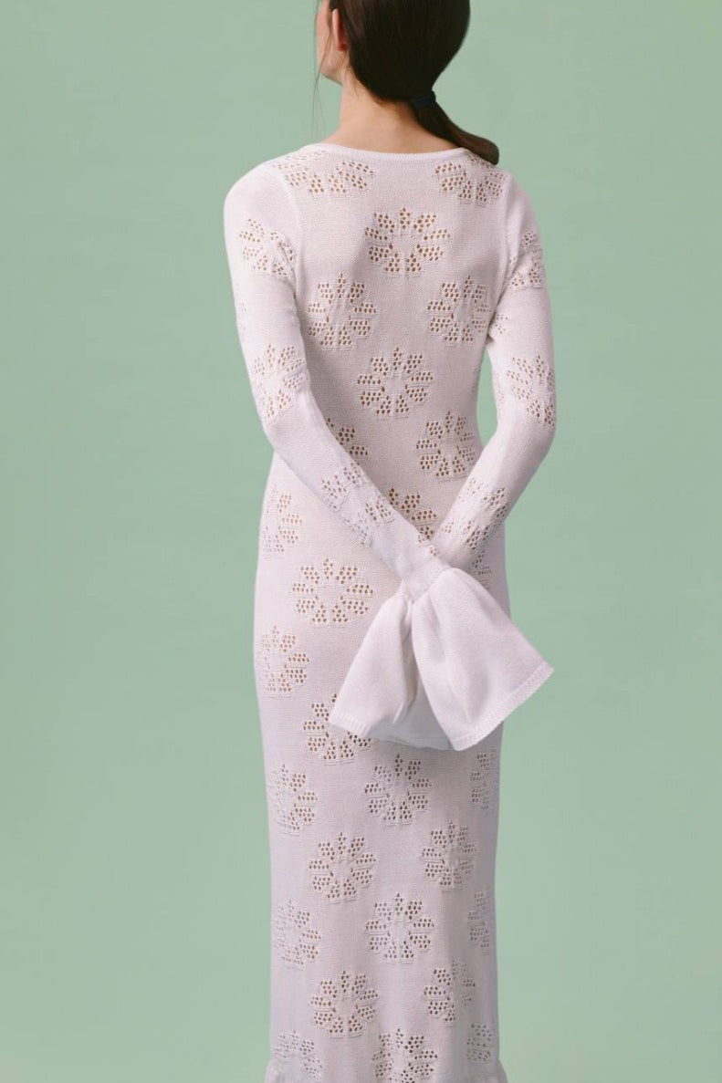 Ruffled Pullover Long Boho Dress image 5