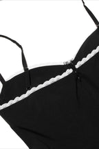 Spaghetti Strap Puff Mini Party Dress image 19