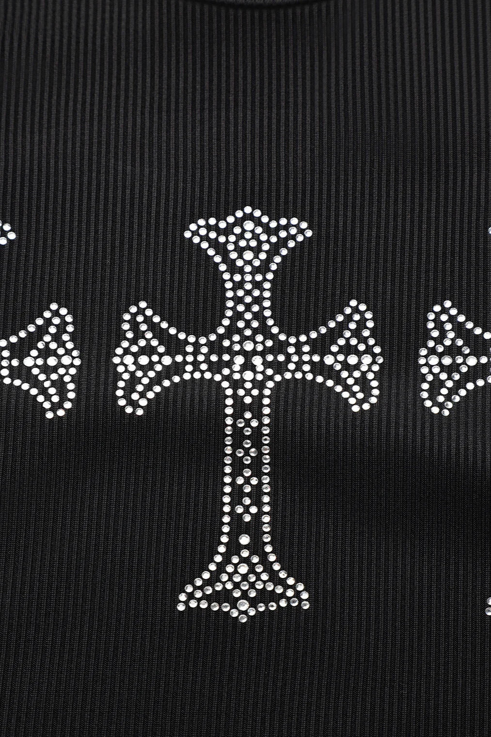 Rhinestone Halter Gothic Dress image 5