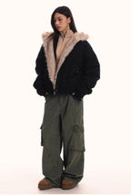 Fur Hooded Insulated Jacket image 3