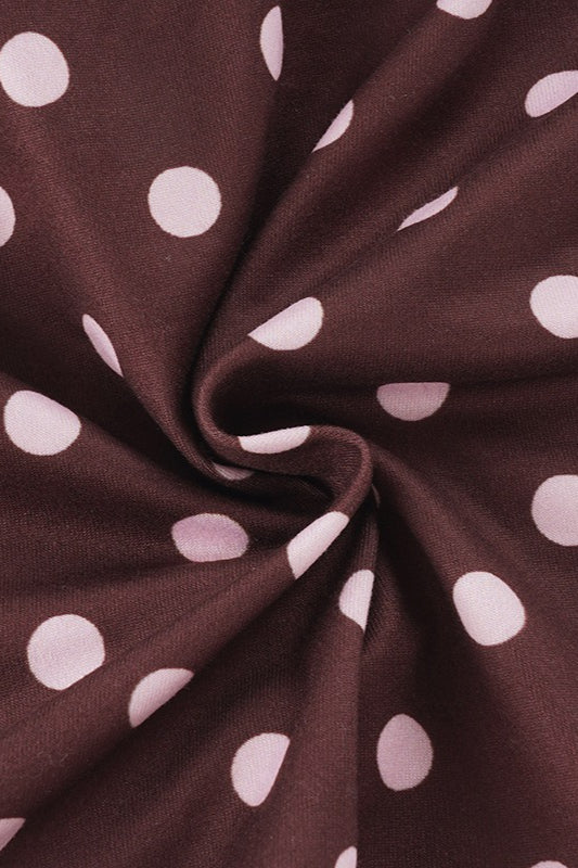 Polka Dot Bow Tie Short Two Piece Set image 7