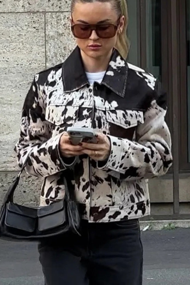 Vintage Print Long Sleeve Shirt Coat image 2