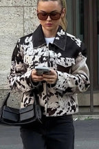 Vintage Print Long Sleeve Shirt Coat image 2