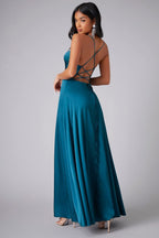 Elegant Spaghetti Strap Ruched Formal Dress image 5