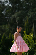 Ruffled Layer Backless Sleeveless Mini Dress image 14