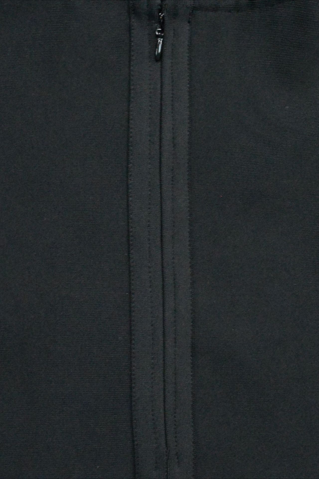Black Feather Strapless Bandage Party Dress image 7