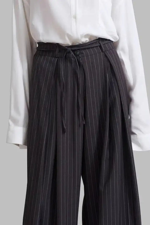 Chic Stripe High Waist Wide Leg Pants image 1