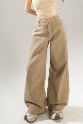 Vintage High Rise Wide Leg Long Jeans image 4