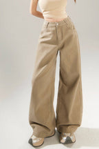 Vintage High Rise Wide Leg Long Jeans image 4