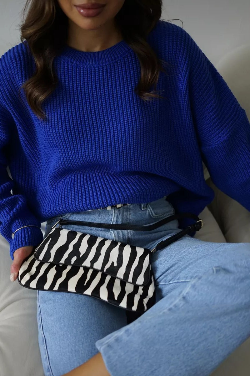 Solid Knit Crewneck Pullover Sweater image 26