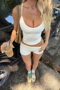 Sporty Cami And Shorts Active Two Piece Set image 1