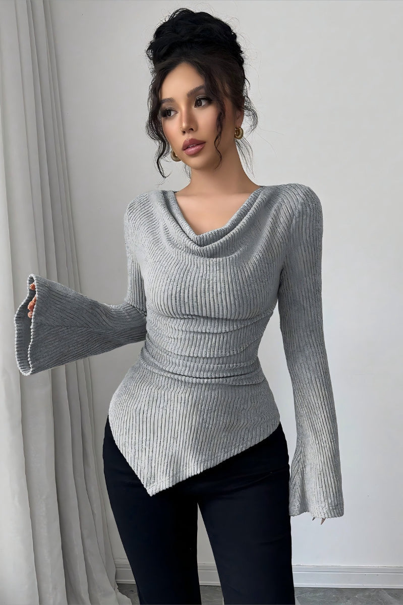 Bodycon Off-Shoulder Knit Top image 7