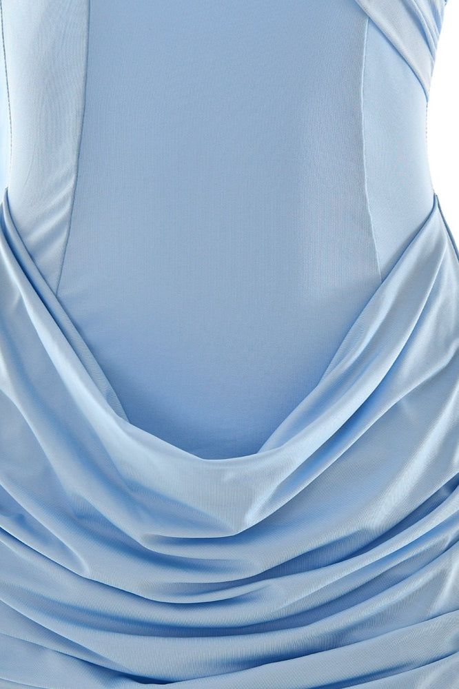 Strapless Ruched Bodycon Mini Party Dress image 10