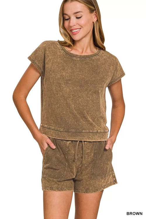 Adria Short Set styled for Avrienne