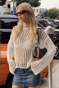 Crochet Hollow Out Vacation Cover Up image 1