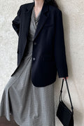 Split Back Relaxed Fit Blazer image 8