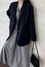 Split Back Relaxed Fit Blazer image 8