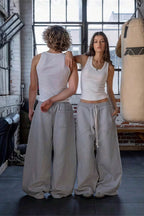 Solid Loose Hip-hop Drawstring Pants image 3