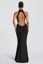 Sophisticated Backless Mermaid Fit Maxi Dress image 12