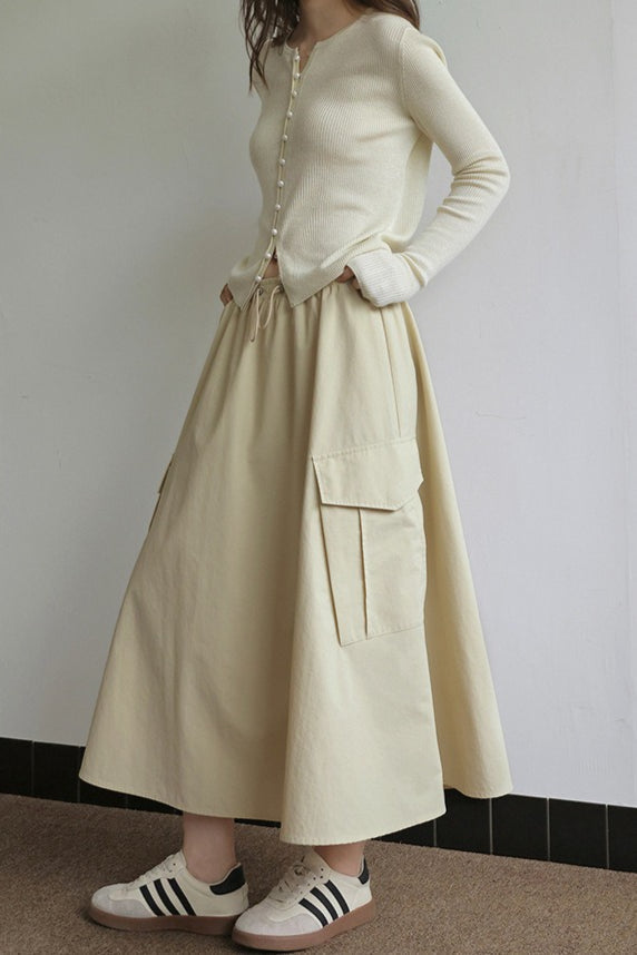 Sleek Wool Knit Cardigan image 6