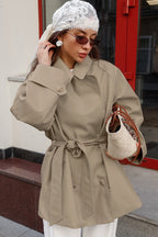 British Style Khaki Trench Jacket image 1