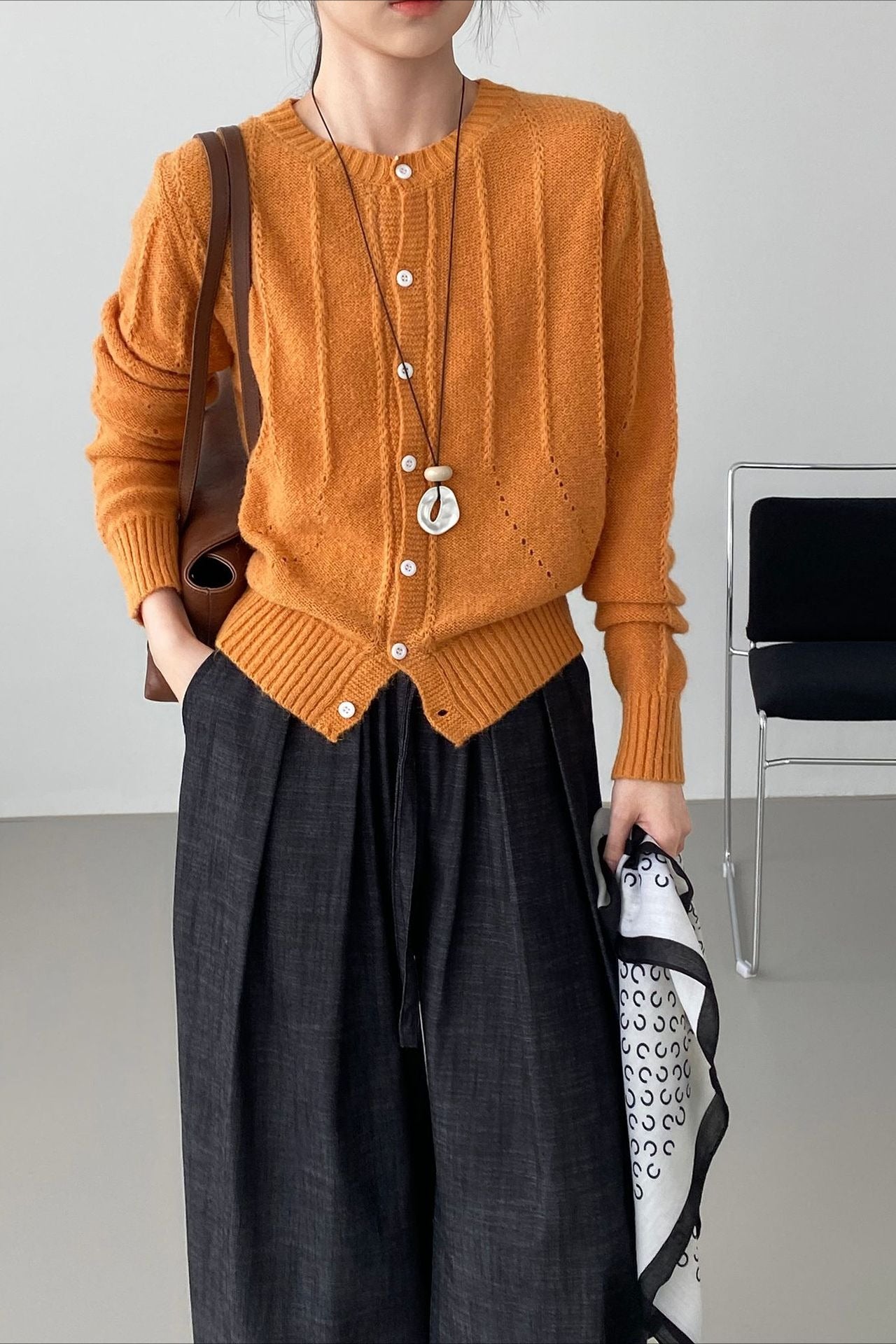 Atmospheric Wool Knit Cardigan image 15