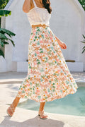 Vacation Printed Pocket Midi Skirt image 1