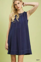 Brielle Linen Dress styled for Avrienne
