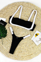 Color Block Strapless Two Piece Bikini Sets image 5