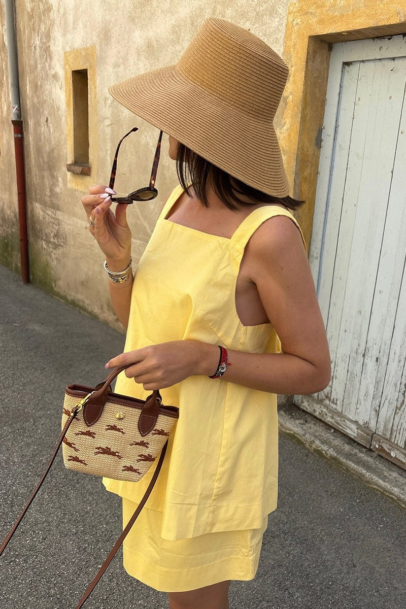 Off Shoulder Cami Tie Back Two Piece Set image 1