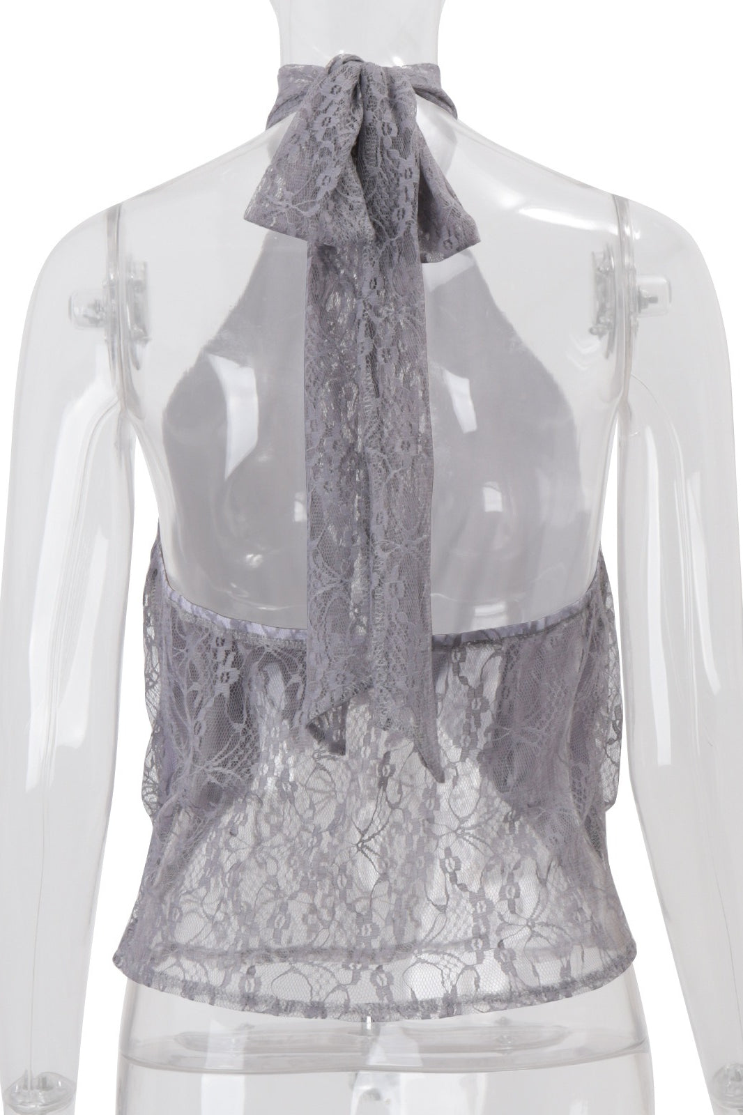 Elegant Irregular Sheer Lace alter Top image 5