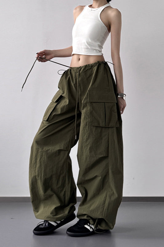 American Style Print Loose Fit Cargo Pant image 3