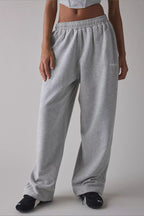 Elastic Waist Loose Fit Casual Pants image 5