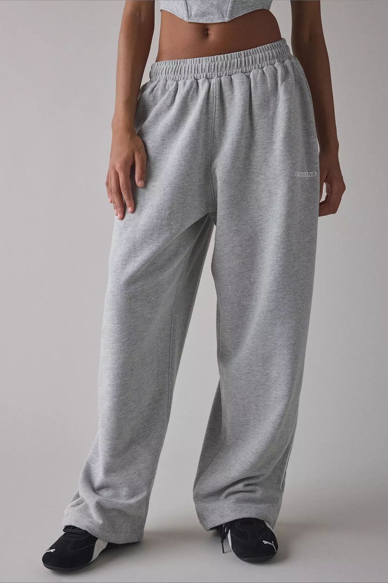 Elastic Waist Loose Fit Casual Pants image 5