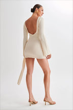 High-End Sexy Knit Mini Dress image 8