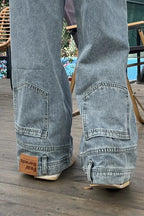 Loose Fit Reverse Pocket Jeans image 6