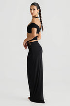 Chic Halter Neck Crop Top Pencil Skirt Sets image 5