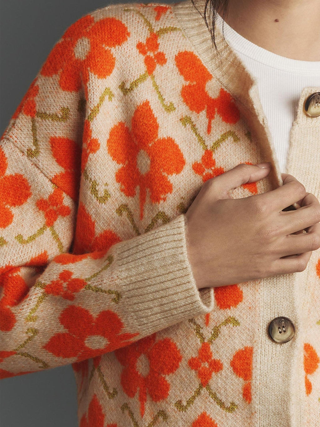 Long Sleeve Jacquard Cardigan image 4
