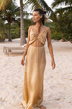 Casual Vacation Solid Boho Dress image 4